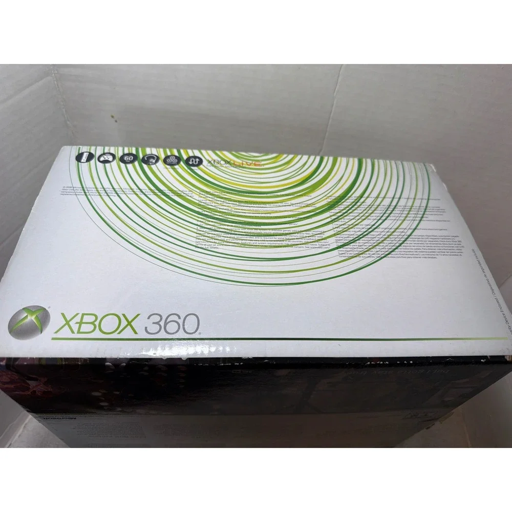 Microsoft Xbox 360 Pro Console Box 60GB White Fable II Edition Orig Packaging